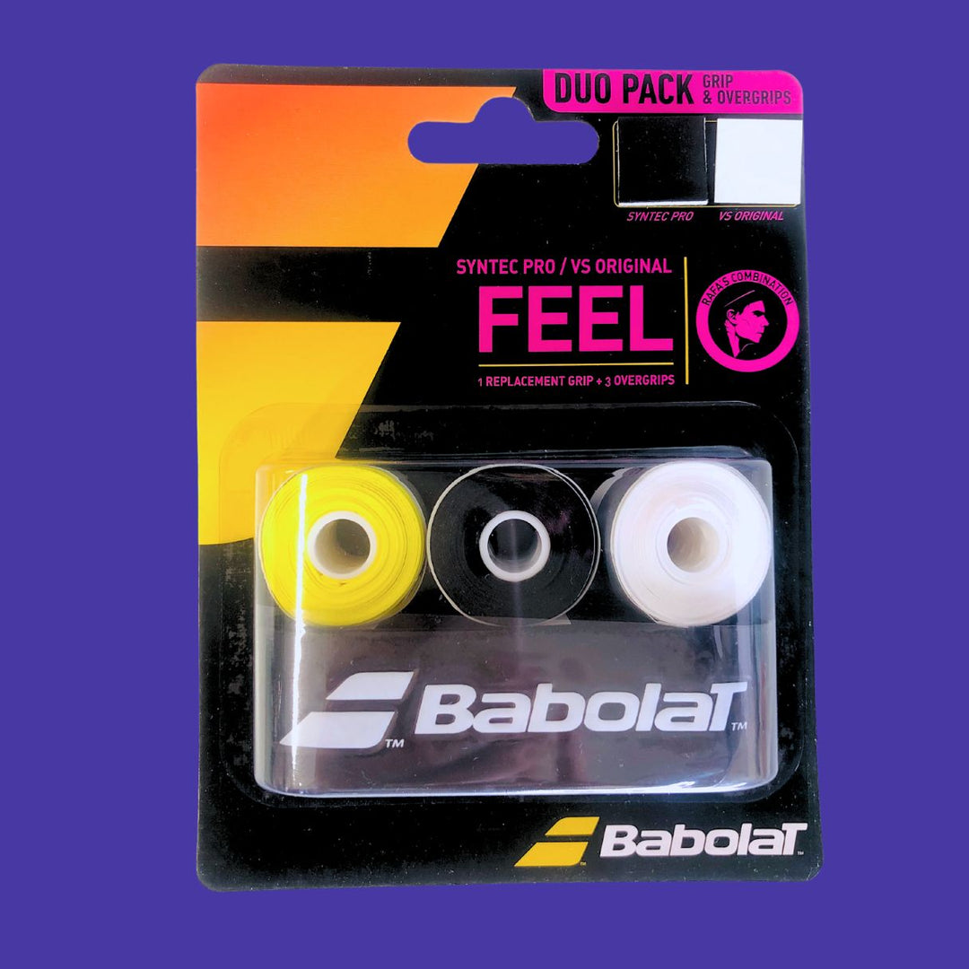 Babolat Syntec Pro & VS Original Feel Grip Value Pack