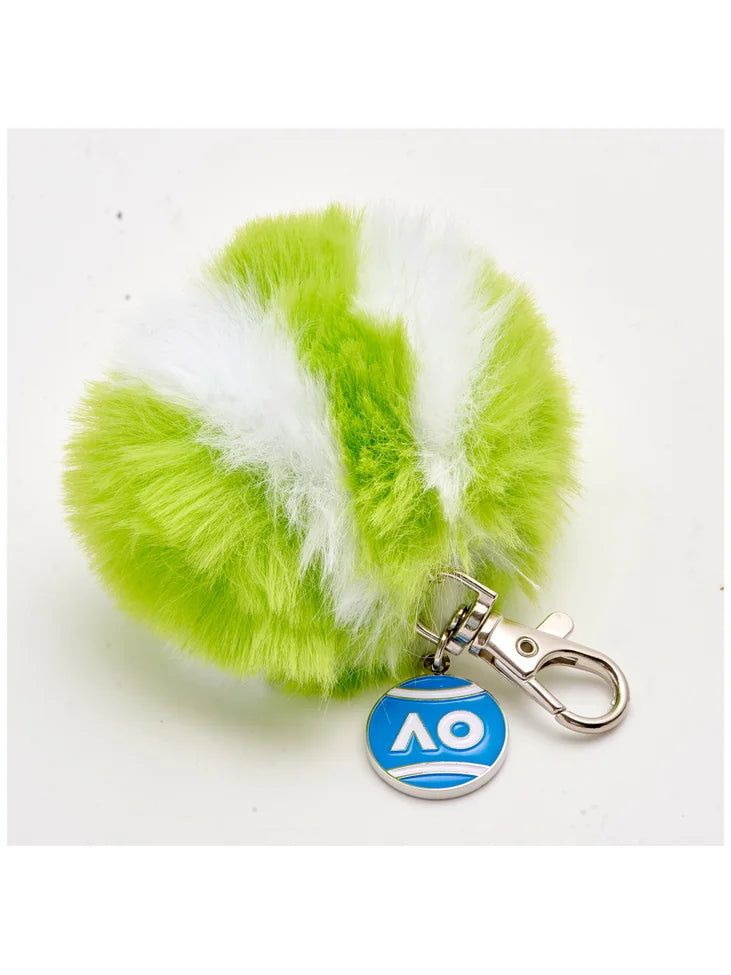 AO 2026 Pom Pom Tennis Ball Keyring