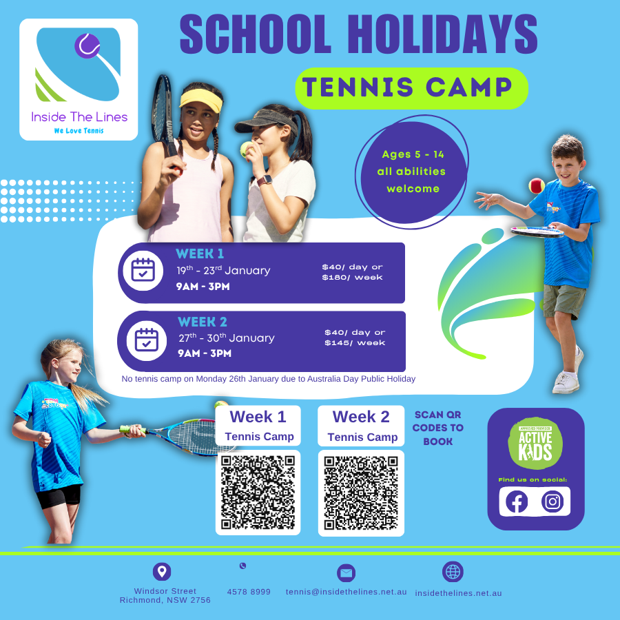 January Holidays Tennis Camp 2026