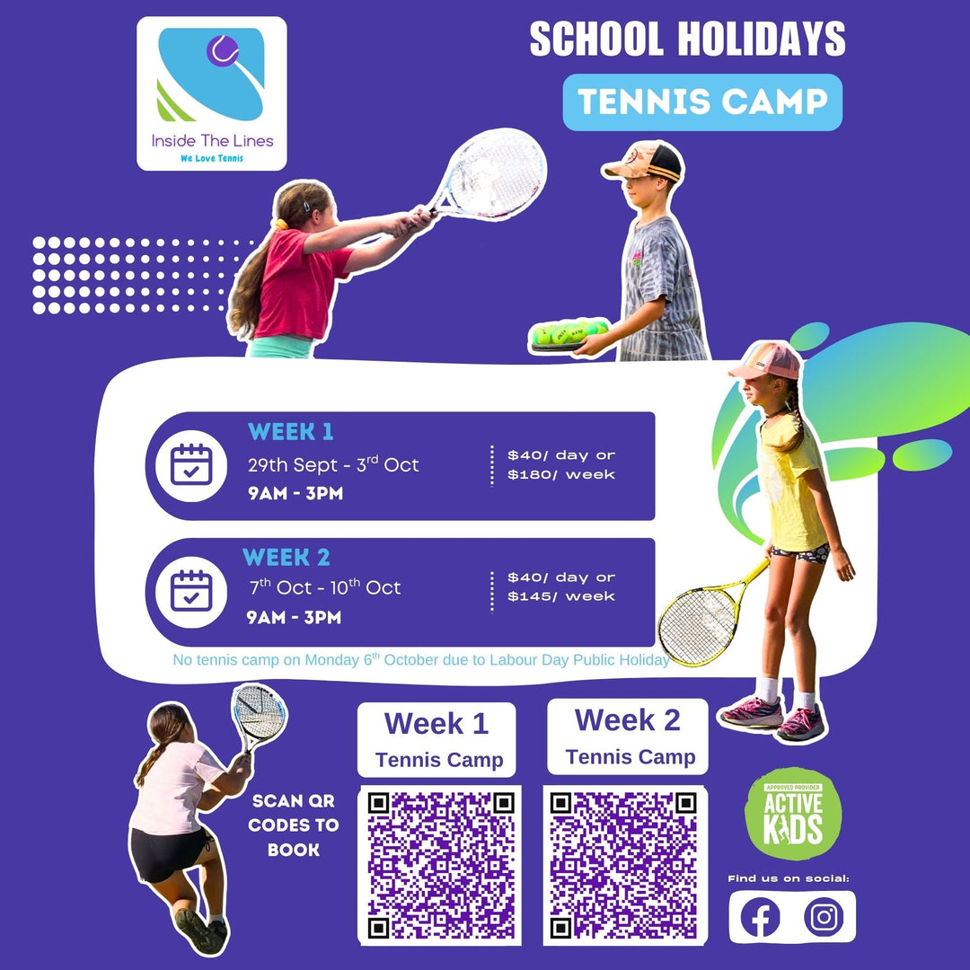 September/October School Holiday Tennis Camp