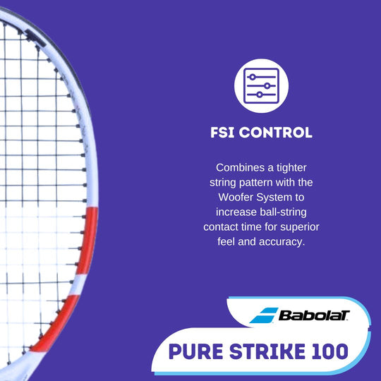 Enhanced string pattern and woofer system for increased ball-string contact time and improved accuracy.