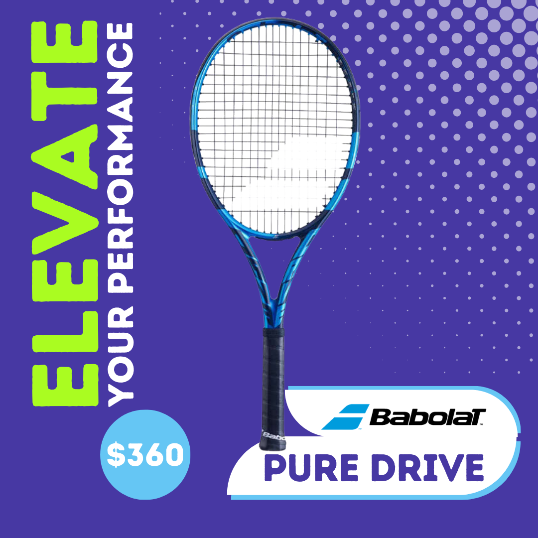 The Babolat Pure Drive offers a perfect balance of power and feel for all tennis players. With a 645 sq cm head size, 300 grams weight, and advanced technologies like SWX Pure Feel and HRT System, this racquet ensures maximum performance and a unique ball impact experience.