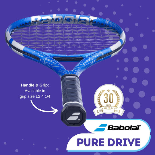 Babolat Pure Drive Anniversary 2024 Model Handle available in (L2) 4 1/4