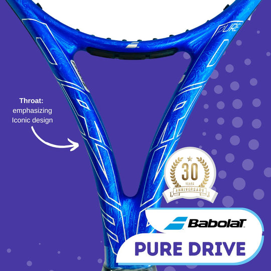 Babolat Pure Drive Anniversary 2024 Model Throat Iconic design