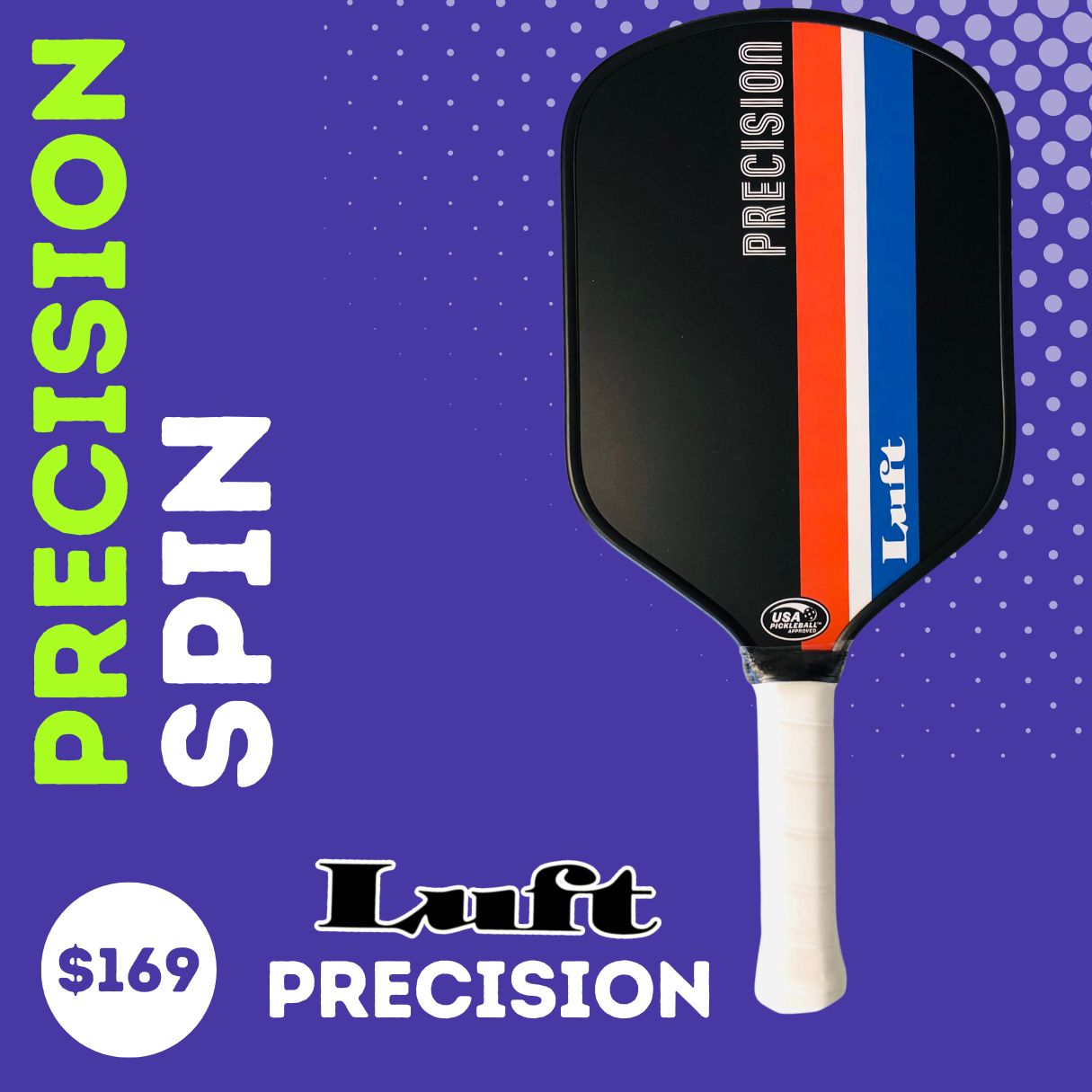 Luft Precision Pickleball Paddle: Precision and spin $169